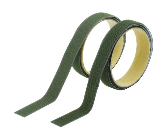 トラスコ中山 マジックテープR強粘着幅25mm長さ1mOD（1巻=1セット） TMSD-25-OD 1...