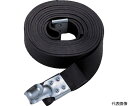 トラスコ中山 ゴムロープ金具付 幅20mmX長さ3.0m 1Pk(袋)=10本入 GR-2030K 1パック(10本入)
