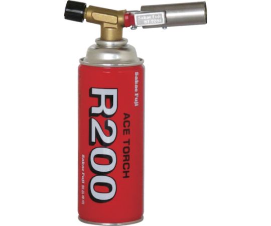 ●ボンベはプロパン30％・ブタン70％混合のパワータイプです。●360°どんな角度でも使用できます。●2分までの銅管ロウ付け作業、各種パイプあぶり作業に。■仕様●炎温度（℃）：1450●内容量（g）：200●火口外径（mm）：22.4●適合機種：R200・HP200●燃焼時間（分/缶）：60●発熱量（kcal/h）：2900●高さ（mm）：47●長さ（mm）：141●幅（mm）：31●圧電点火式●炎の大きさ：200〜250mm●国内専用●セット内容／付属品：●▼バーナー1個●▼R200カートリッジ1本●注意：●▼可燃物・引火物の近くでの使用禁止●▼換気の行き届いた場所で使用すること●▼40℃以上の場所での保管厳禁●▼国外PL保険には対応しておりません。●原産国：日本●コード番号：171-1423