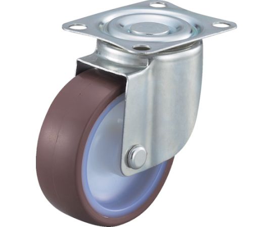 ワコーパレット エアーキャスター（自在車）　100mm　ウレタン車 ALG-100-UHF 1個