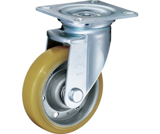 ●ラジアルボールベアリング入りで回転が軽く、荷重に対する抵抗力も非常に強靭です。●オールマイティーな中・重量用キャスターです。■仕様●許容荷重（daN）：200●許容荷重（kgf）：204●車輪径D（mm）：125●車輪幅（mm）：38●取...