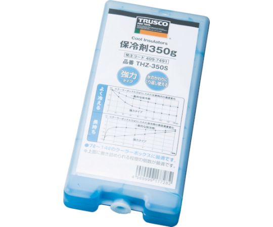 トラスコ中山 保冷剤　350g　強冷タイプ THZ-350S 1個