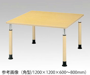 【メーカー直送】第一工業 昇降式テーブル　半円型　1800×900×600〜800mm 1台【代金引換不可】