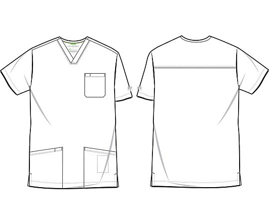 店内全品ポイント5倍★要エントリー★Healing Hands HH　WORKS　スクラブトップス　M...