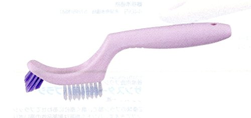 エラック義歯ブラシらくらくスタイル 2色1セット 【ライオン歯科材】　E0384
