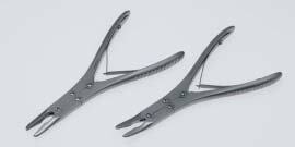 【送料無料】【無料健康相談 対象製品】二連丸のみ鉗子 15cm　曲 3.0mm 医療用ステンレス器具