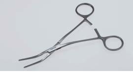 【送料無料】【無料健康相談 対象製品】末梢血管鉗子 13cm 曲ー1 医療用ステンレス器具