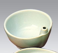 有月陶器 らくらく食器 (4)小鉢（ブラシ付）