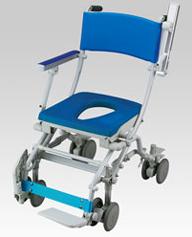 【送料無料】【専門家による1年間の無料介護相談付】ウチエ シャトレチェアA 穴有りシート 後輪固定 SW-6045