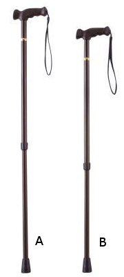 クリスタル産業　フリー調整型アルミケイン