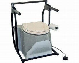 【送料無料】【専門家による1年間の無料介護相談付】水洗式ポータブルトイレ　流せるポータくん (SPF05-HO)