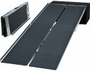 【送料無料】【無料健康相談 対象製品】ポータブルスロープ アルミ4折式タイプ (PVW210)