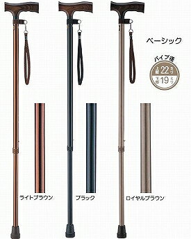 ・それぞれスリムとベーシックの2タイプ。替えゴム付がうれしい！●サイズ／長さ69〜92cm（10段階）、グリップ長さ：13cm ●パイプ径／上部：22mm、下部：19mm ●重さ／350g ●材質／本体：アルミ、グリップ：楓 ●付属品／替えゴム※※※※※ご注意ください※※※※※※ご紹介商品によっては掲載画像と商品名が異なる場合がございます。また、オプション品の場合も本体が掲載されている場合がございます。ご不明な点がございましたらお気軽にお問い合わせ下さい。※※※※※※※※※※※※※※※※※※※●サイズ／長さ69〜92cm（10段階）、グリップ長さ：13cm ●パイプ径／上部：22mm、下部：19mm ●重さ／350g ●材質／本体：アルミ、グリップ：楓 ●付属品／替えゴム