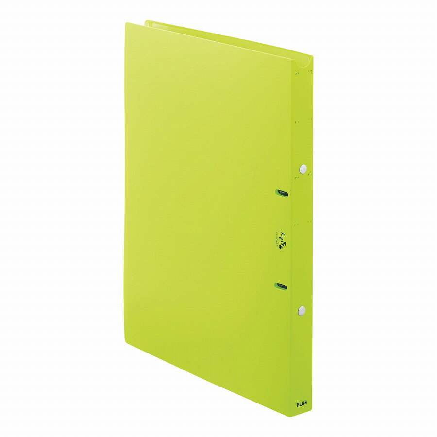 【PLUS】 ファイル たすけあ 利用者カルテ リングファイル グリーン FL-804RF(98050)
