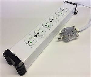 医療施設用配線器具／電源タップ6個口MKI-6WH(シロ)