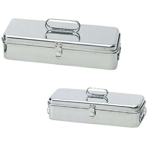 蝶番付ステンレスバット（細長）大 KM-1173(260X125X55MM