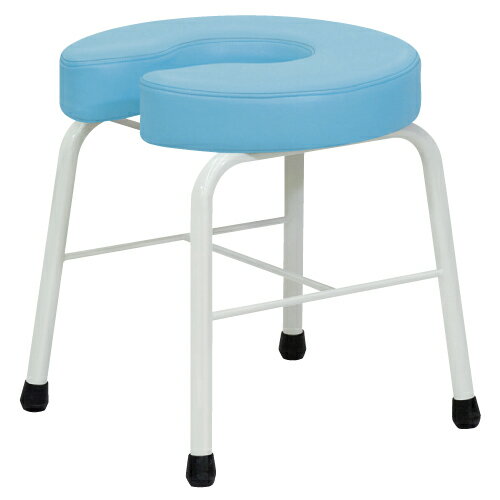 【送料無料】【無料健康相談 対象製品】U型チェア 白 φ410×H470mm TB-599