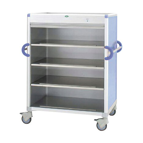 サカセ化学工業 滅菌器材カート CP-AS03B(ブルー) 販売単位：1