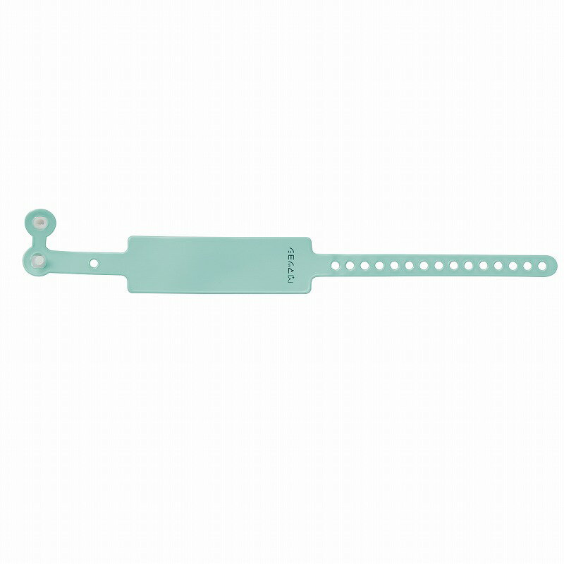 ●用途に合わせて自由に、油性マジック・ボールペンでバンドに直接記入できます●ホック式で簡単に留めることができ、一度留めると外れません●肌に違和感を与えない柔らかな素材を使用。●品番:MY-7002AG ,カラー:グリーン ,製品サイズ:25...