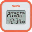 デジタル温湿度計 オレンジ TT-558-OR 入数:1
