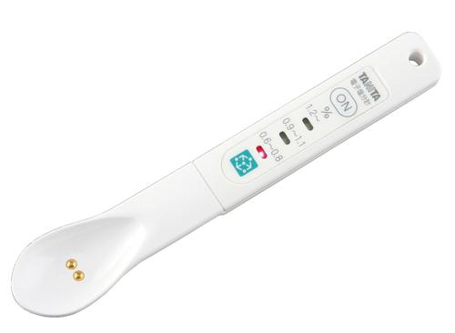 タニタ 電子塩分計 しおみスプーン 防滴タイプ ホワイト SO-302-WH 入数：1