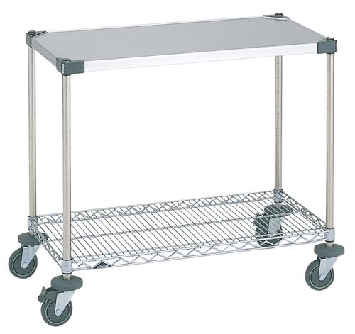 【メーカー直送】ワーキングカート1型 125φ輪 対角ストッパー付 911×614×923mm NWT1E 入数：1【代引不可】