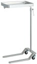 【メーカー直送】プラム 消毒盤台 メーヨ型 小 導電キャスター トレーW400×D300×H35mm PR-113 入数:1【代引不可】