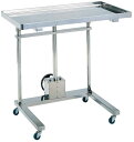 【メーカー直送】プラム 昇降式消毒盤台 メーヨ型 導電キャスター H840~1280mm W913×D557mm PR-503 入数:1【代引不可】