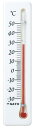 冷蔵庫用温度計ミニ 縦型 ホワイト 測定範囲-30〜50℃ 1715-00 入数：1
