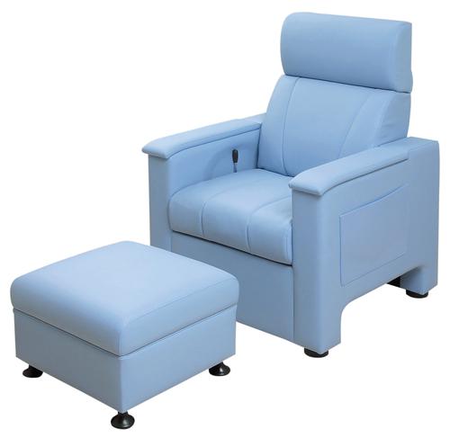 【メーカー直送】リクライニングチェアー ブルー SFR90-PBU 入数：1【代引不可】