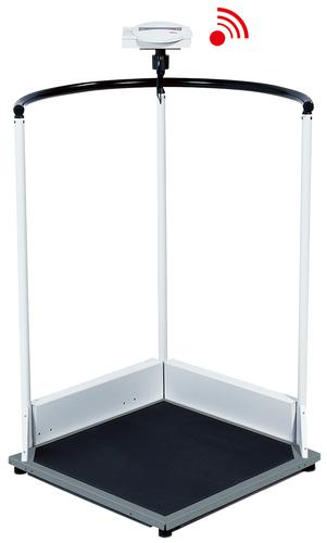【メーカー直送】secaデジタルハンドレール体重計 検定付 測定範囲:300kg ワイヤレス 645 入数：1【代引不可】