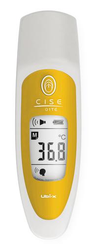 【メーカー直送】シーゼ(CISE 01TE) 非接触放射体温計 イエロー CSE-01/YL 入数：1【代引不可】