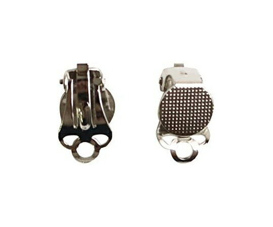 日本紐釦貿易 台付きイヤリング9mm5組入 9mm シルバー A12-454 販売単位：1袋(5組入)