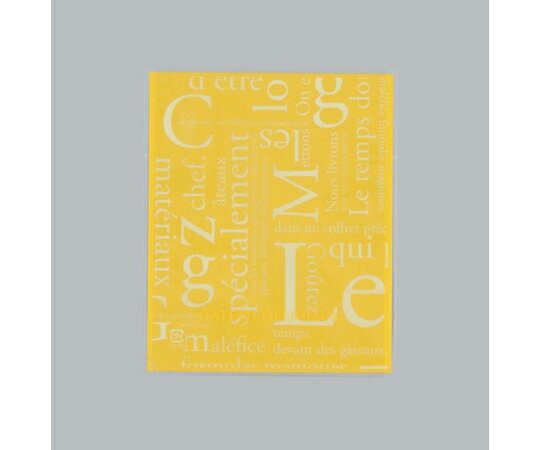 福助工業 製菓向け袋 カマス GT（透明タイプ）No.2 洋柄イエロー バラ 1ケース（100セット入） 0060503..