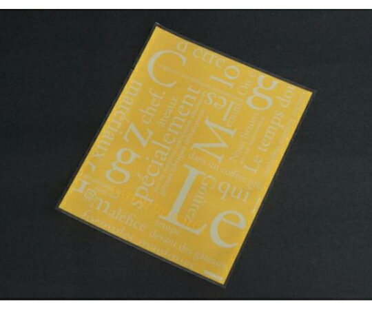 福助工業 製菓向け袋 カマス GT（透明タイプ）No.3 洋柄イエロー バラ 1袋（100個入） 00695260 販売単..