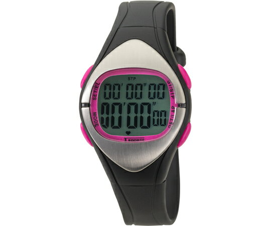 クレファー T-SPORTS 16ラップ心拍計測付きデジタルウォッチ ピンク TS-D012-PK 販売単位：1本
