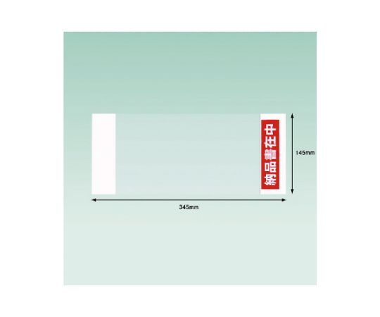 パピルスカンパニー 密封部分糊納品書チェーン 145×345 100枚 PA-024T 販売単位：1パック(100枚入)