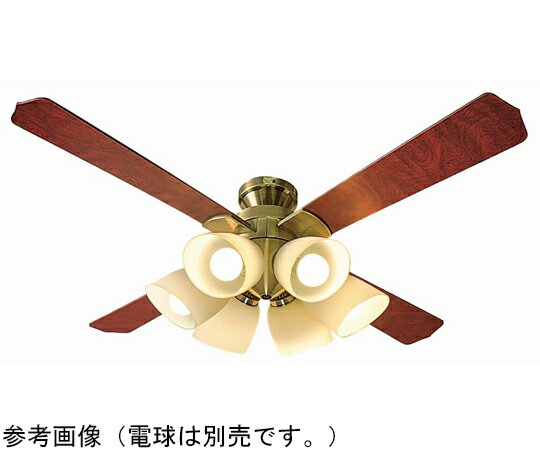 東京メタル工業 シーリングファン 6灯4枚羽根 ブロンズ 電球別売品（E26仕様） QJ46AB6RCND2 販売単位：1箱