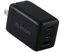 エレコム ノートPC用ACアダプター USB充電器 USB PD 67W USB-C×2 USB-A×1 スイングプラグ ブラック MPA-AC10367BK ...