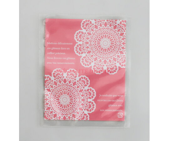 福助工業 製菓向け袋 カマス GT（透明タイプ）No.2 レースピンク 1ケース（100個×56セット入） 0068322..