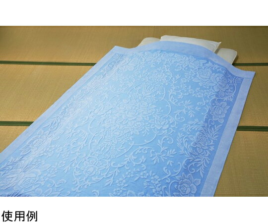 野村タオル 今治産大判サイズボリュームタオルケット 1枚 ブルー a3426120 販売単位：1枚