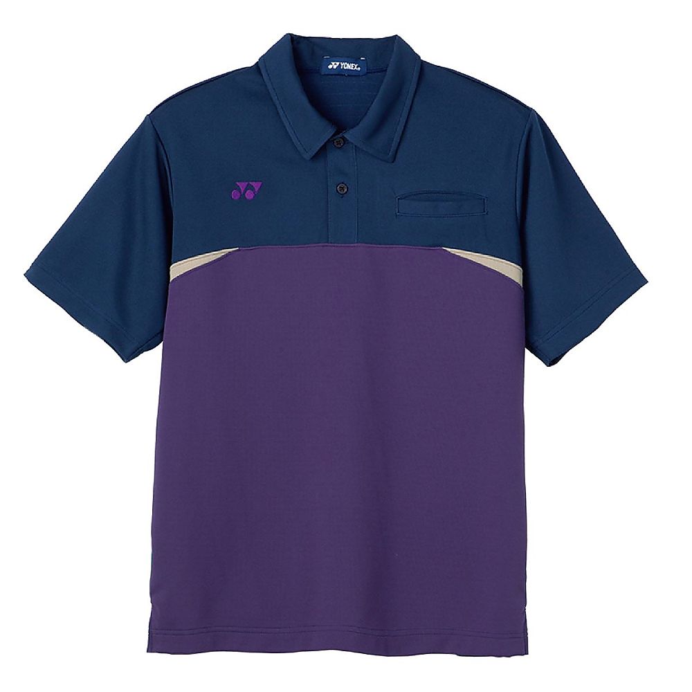 YONEX（トンボ） Mニットシャツ ネイビー×パープル L（身丈70cm） CY206-80 L 販売単位：1枚