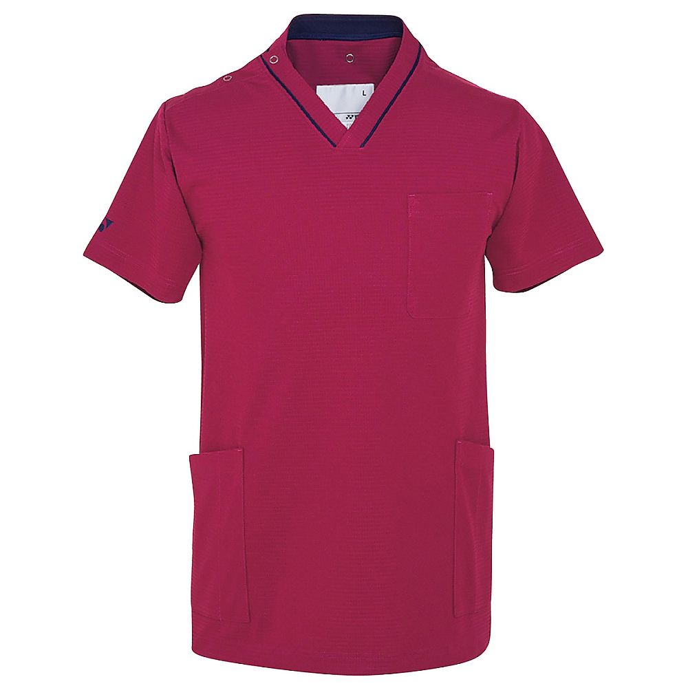 YONEX（トンボ） スクラブ バーガンディー M（身丈70cm） CY805-15 M 販売単位：1枚