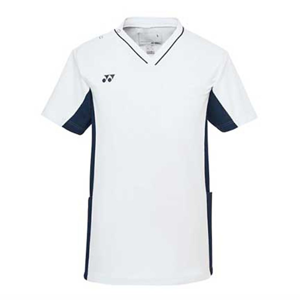 YONEX（トンボ） スクラブ ホワイト BL（身丈74cm） CY800-01 BL 販売単位：1枚