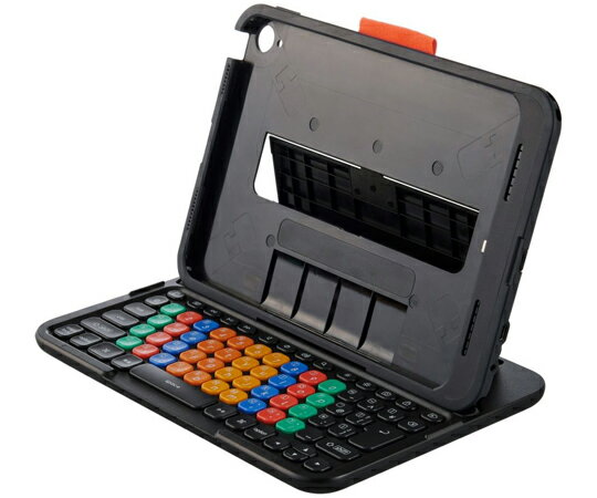 エレコム KEY PALETTO Folio タブレットケース一体型 分離式 有線接続 iPad第10世代・iPad（16A） かな有り TK-KP14UMBK 販売単位：1個