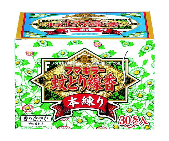 フマキラー 蚊とり線香本練り30巻函入 424430 販売単位：1箱(30巻入)