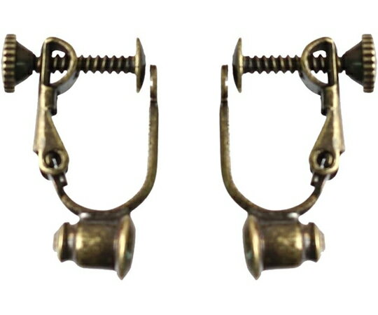 日本紐釦貿易 イヤリングコンバータ ネジバネ式 アンティークゴールド 約W12×H18mm 50組入 A12-512-50 ..