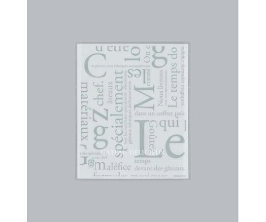 福助工業 製菓向け袋 カマス GT（透明タイプ）No.1 洋柄ホワイト バラ 1ケース（100セット入） 0067622..