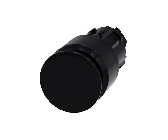 Siemens 押ボタンヘッド 3SU1 ラッチング 黒 3SU1000-1AA10-0AA0 販売単位：1個