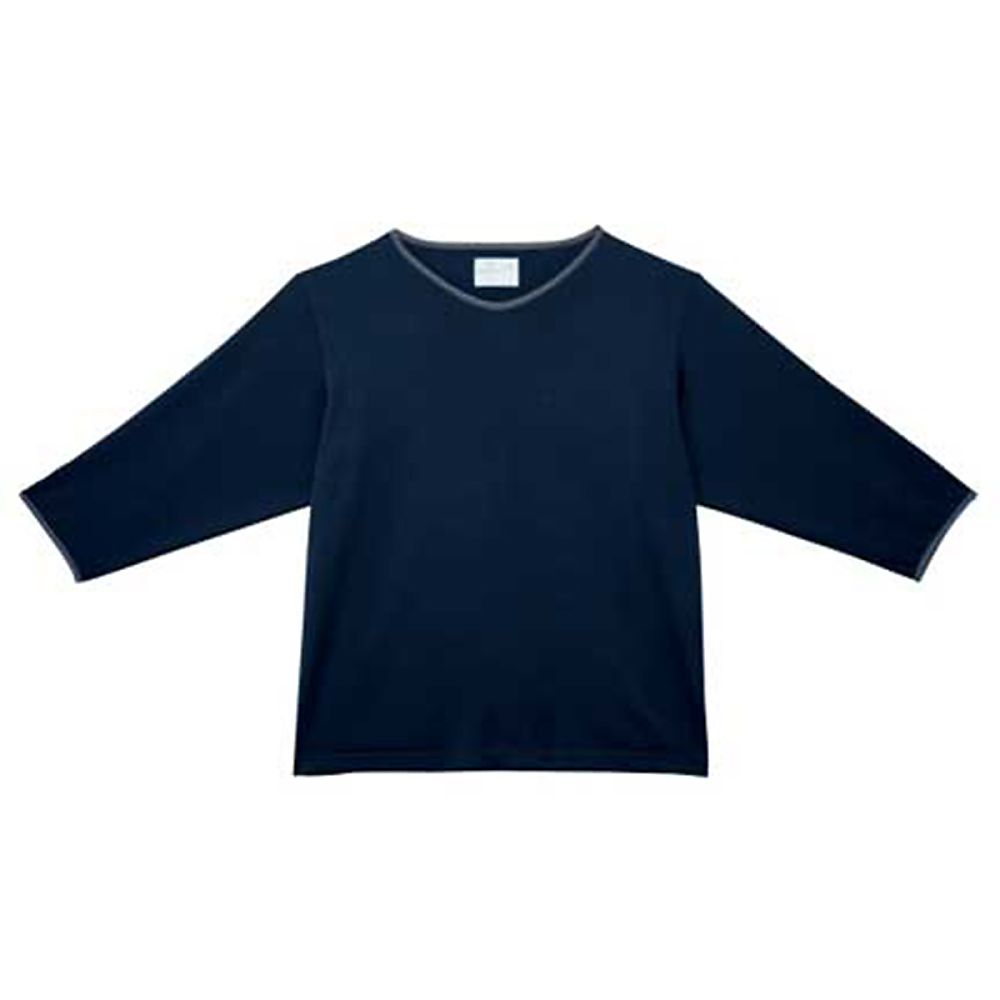 KIRAKU（トンボ） メンズ検診用シャツ ネイビー LL（身丈74cm） CR847-88 LL 販売単位：1枚